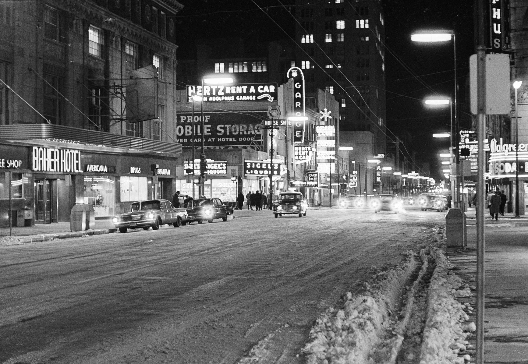 1962: Dallas snow